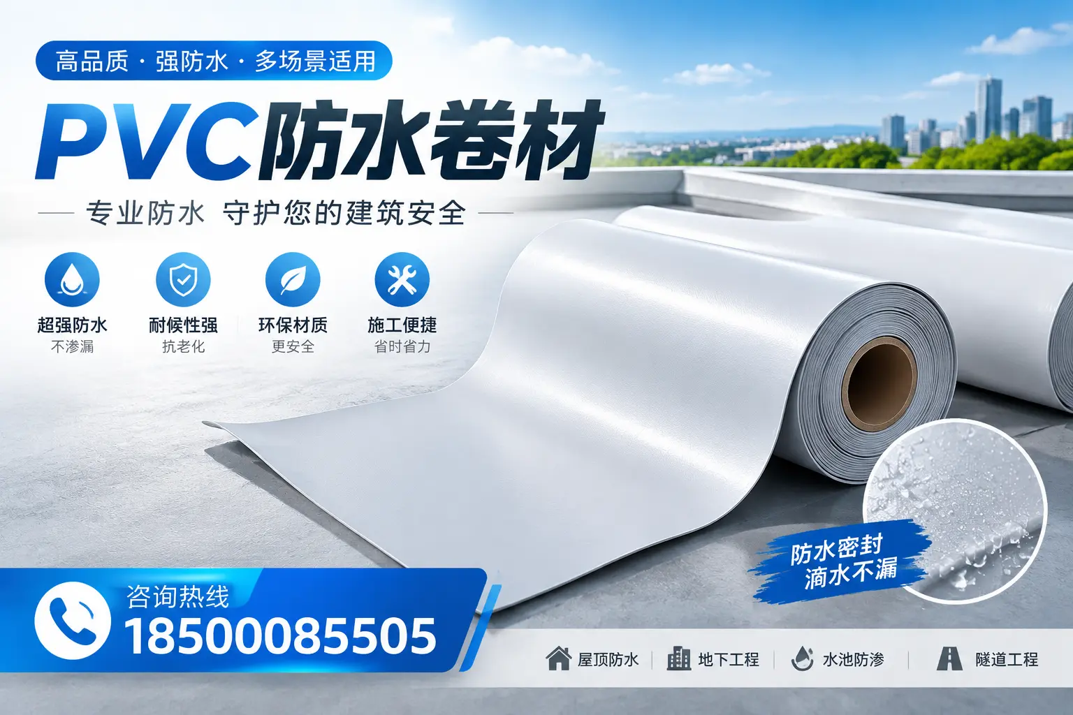 PVC防水卷材的市场竞争分析，普洱品牌选择参考